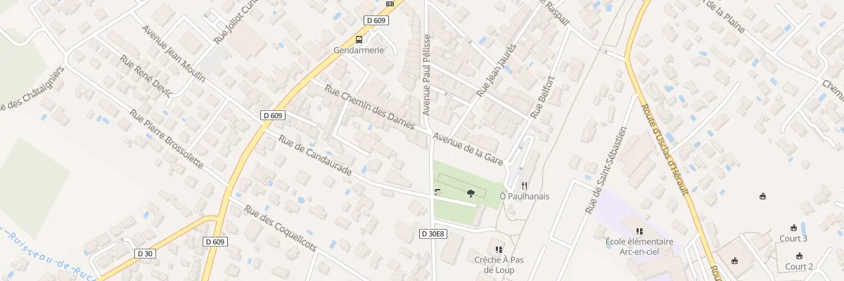 Plan du 2 Rue de la Clairette à Paulhan