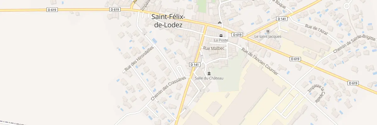 Plan du 60 Av Xavier Montrouzier à Saint-Félix-de-Lodez