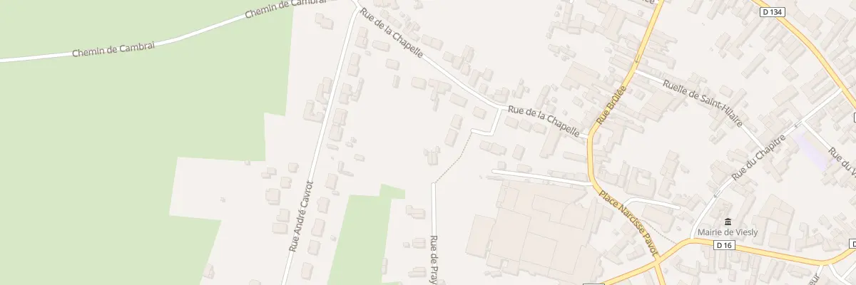 Plan du 26 Rue de Prayelle à Viesly