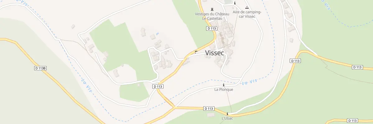 Plan du 5021 Le Village à Vissec