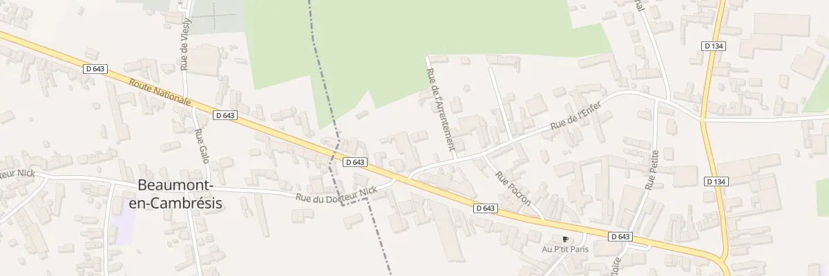 Plan du 3 Rue de l’Enfer à Inchy