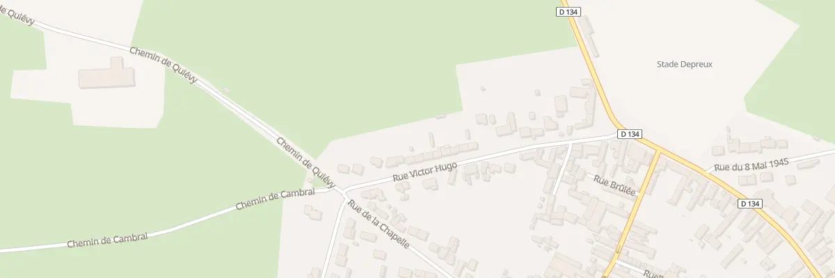 Plan du 28 Rue Victor Hugo à Viesly