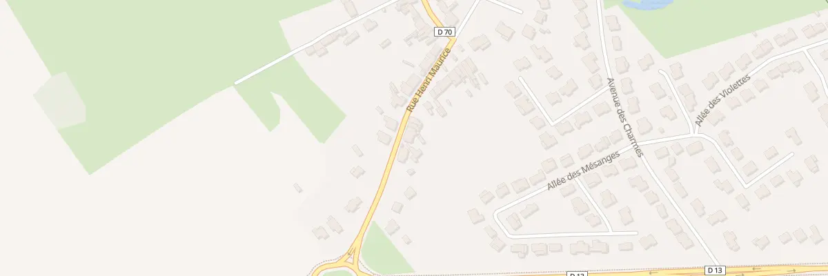 Plan du 91 Rue Henri Maurice à Aubry-du-Hainaut