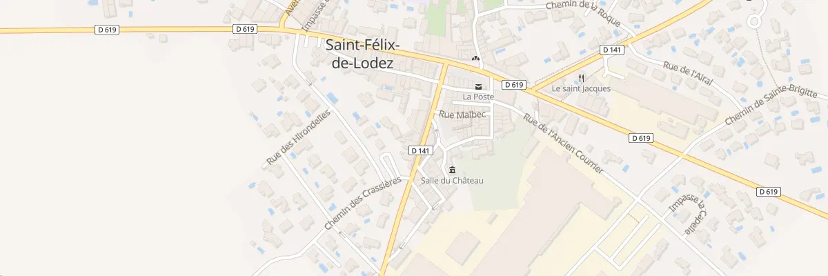 Plan du 50 Av Xavier Montrouzier à Saint-Félix-de-Lodez