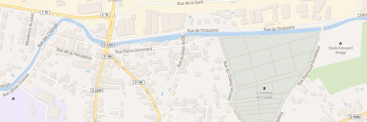 Plan du 26 Rue du Jolan Brulé à Cusset