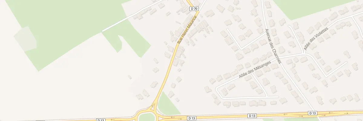 Plan du 91B Rue Henri Maurice à Aubry-du-Hainaut
