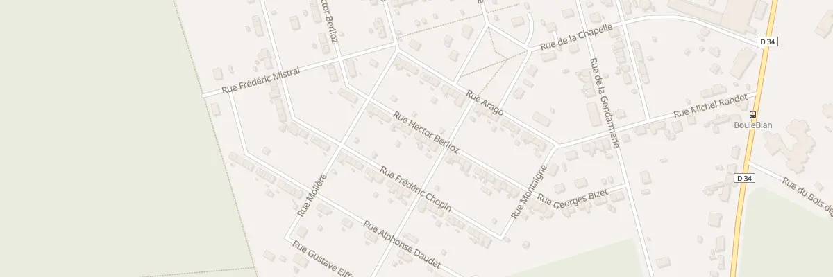 Plan du 16 Rue Hector Berlioz à La Machine
