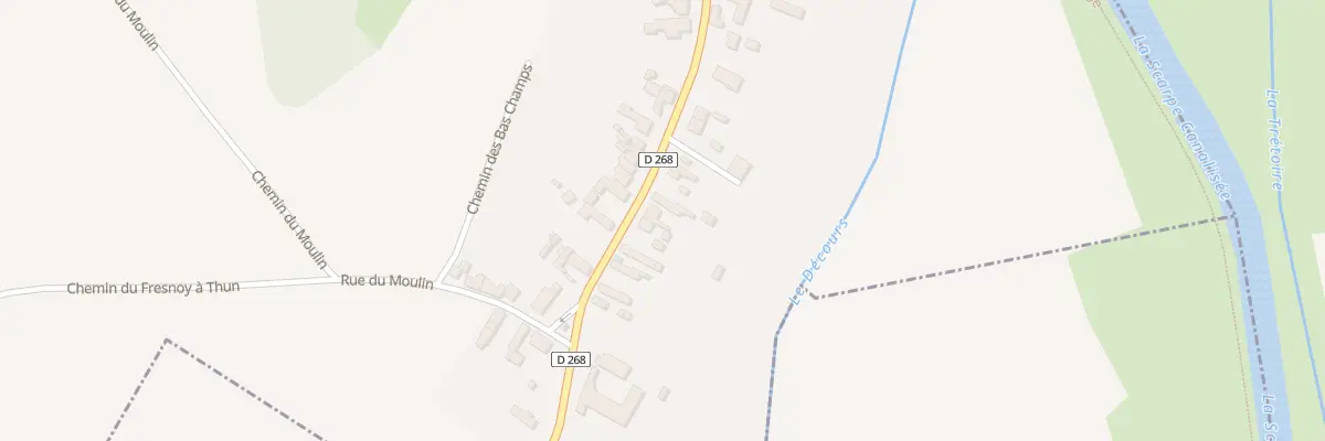 Plan du 53 Rue Jean Lebas à Thun-Saint-Amand