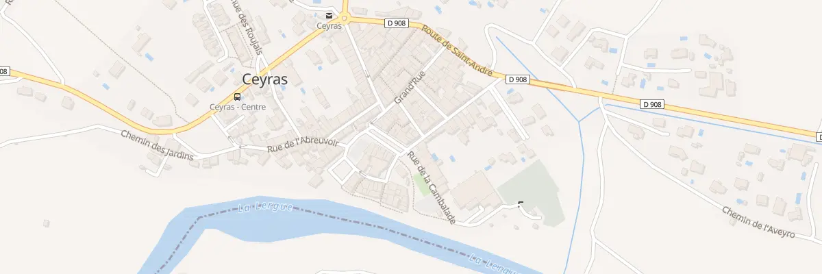 Plan du 1 Rue de la Chicane à Ceyras