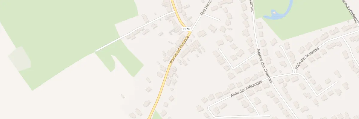 Plan du 85B Rue Henri Maurice à Aubry-du-Hainaut