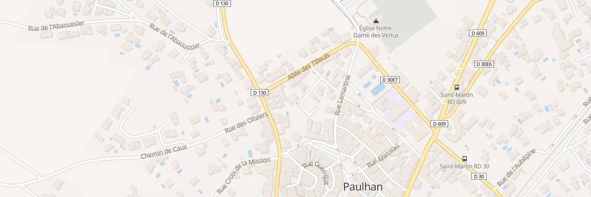 Plan du 5 Rue du Docteur Batigne à Paulhan