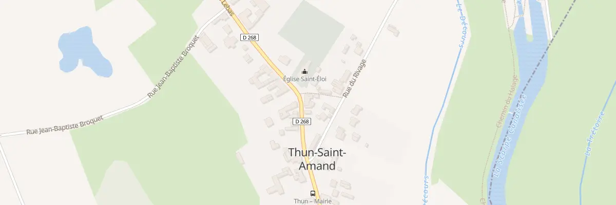 Plan du 13 Rue Jean Lebas à Thun-Saint-Amand