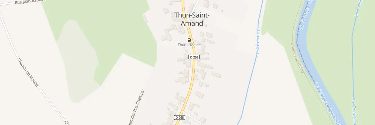 Plan du 64 Rue Jean Lebas à Thun-Saint-Amand