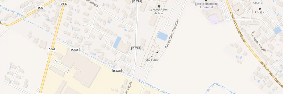 Plan du 9 Rue de la Clairette à Paulhan