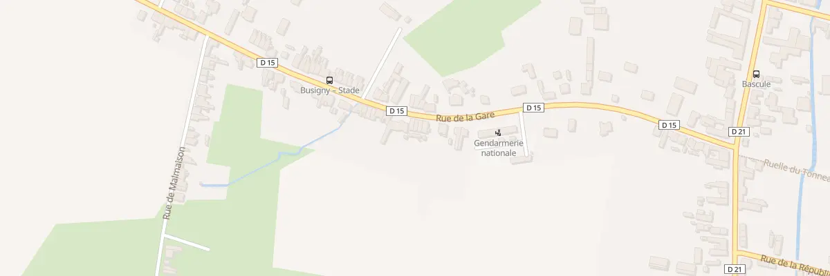 Plan du 55 Rue de la Gare à Busigny