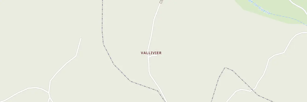 Plan du 5110 Vallivier à Peslières