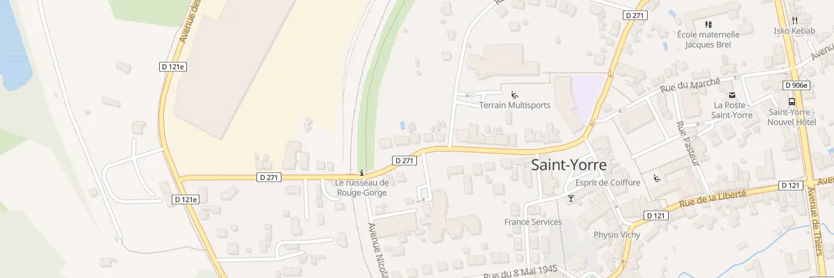 Plan du 7 Rue de Verdun à Saint-Yorre