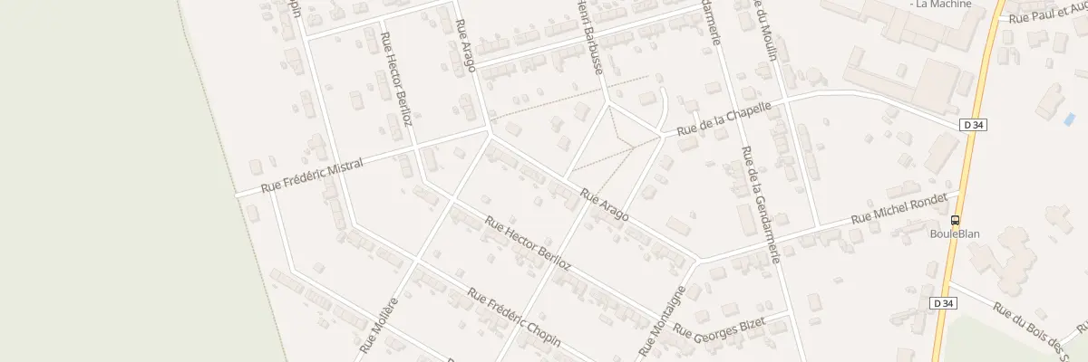 Plan du 17 Rue Arago à La Machine