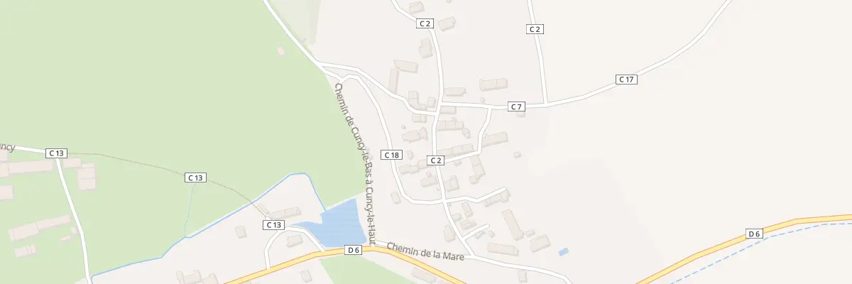 Plan du 9 Rte de la Pouge à Cuncy-lès-Varzy