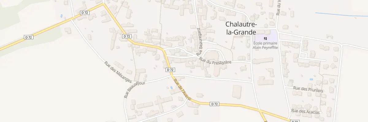 Plan du 4 Rue Beauregard à Chalautre-la-Grande