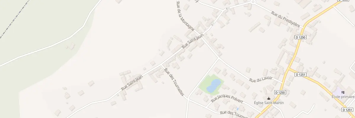Plan du 13A Rue St Jean à Ciry-Salsogne