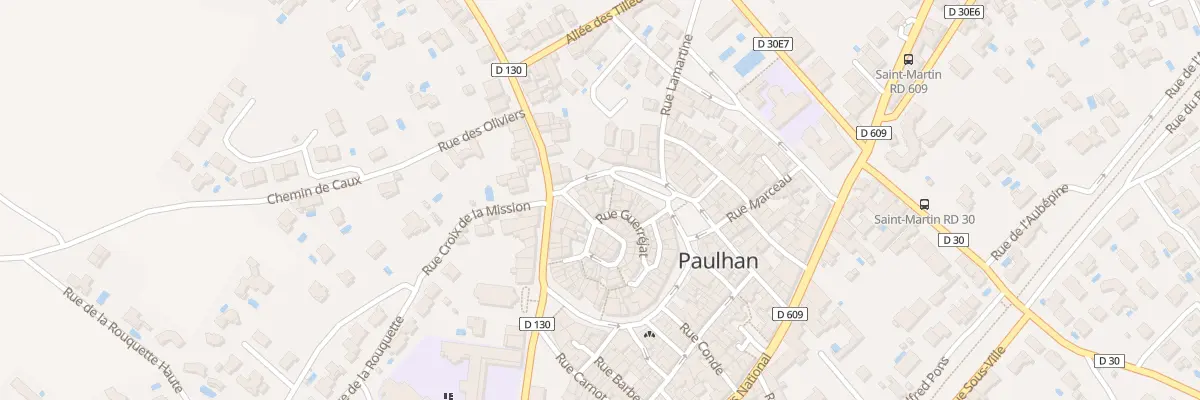 Plan du 12 Rue Guerrejat à Paulhan