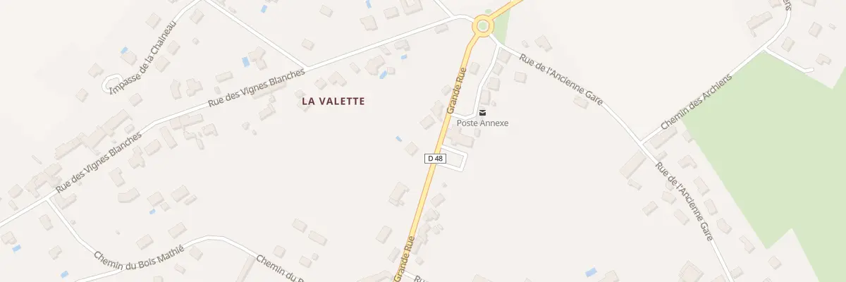 Plan du 47 Grande Rue à Charbuy