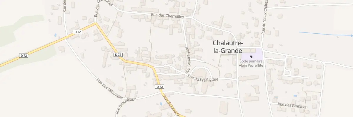 Plan du 5089 Chalautre La Grande à Chalautre-la-Grande