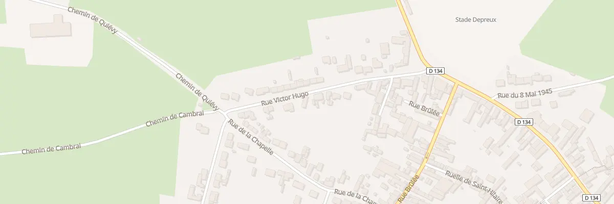 Plan du 29 Rue Victor Hugo à Viesly