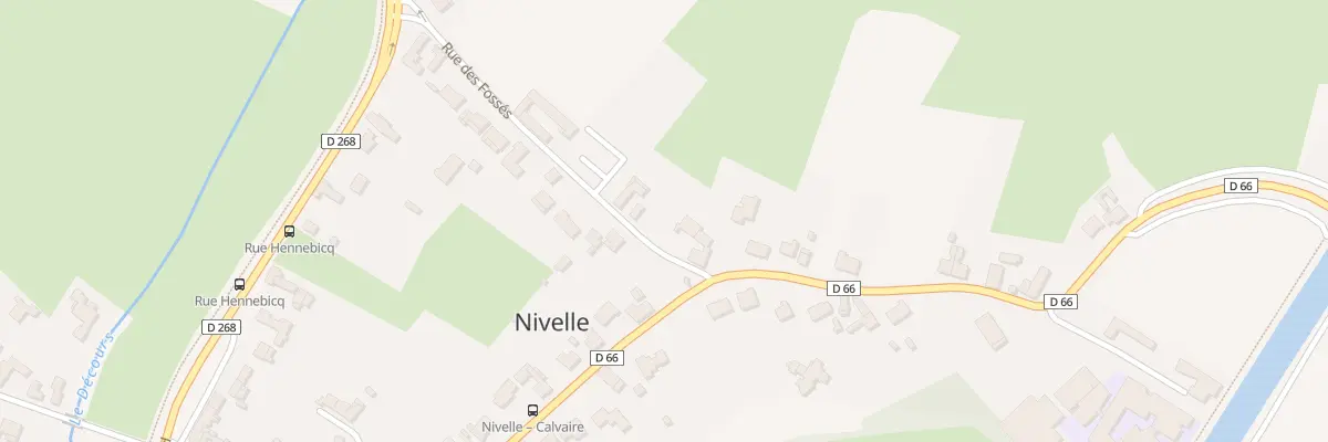 Plan du 60 Rue des Fosses à Nivelle