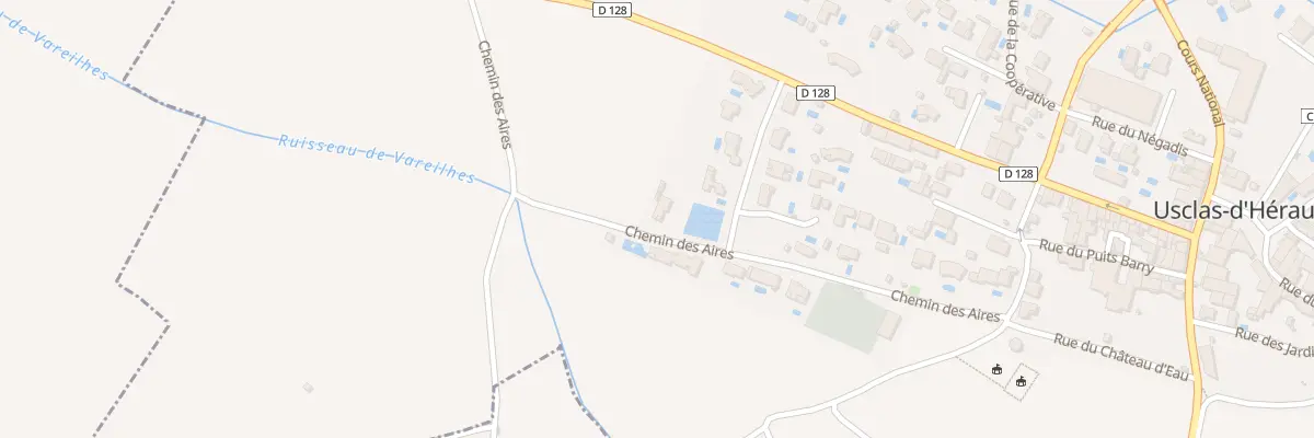 Plan du 18 Rue des Aires à Usclas-d’Hérault