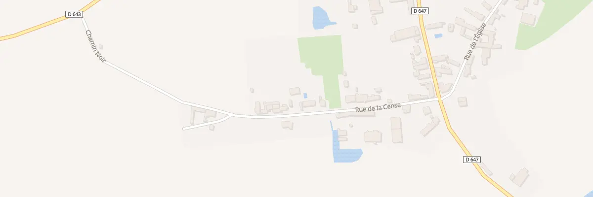 Plan du 12 Rue de la Cense à Nouvion-le-Comte