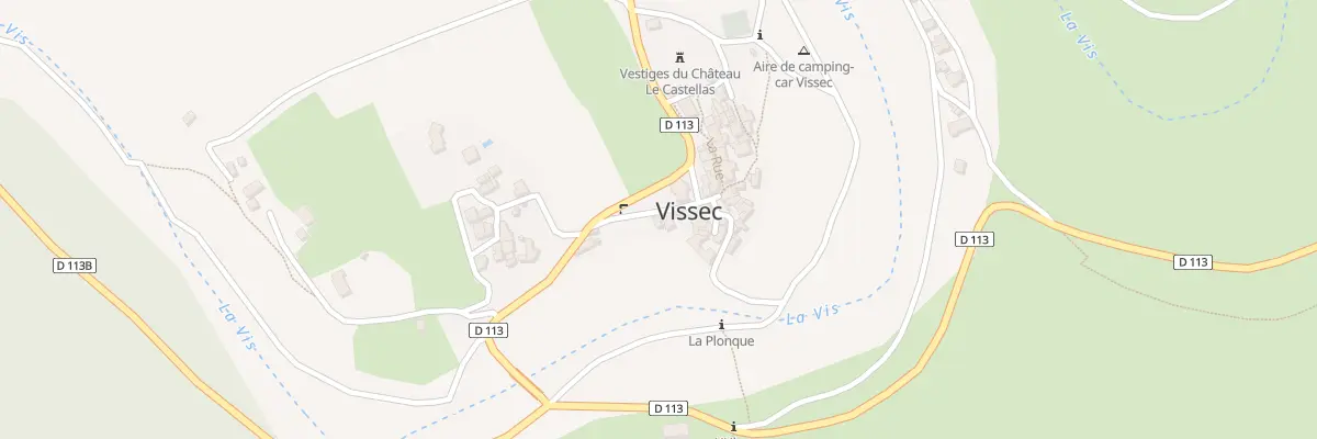 Plan du 5014B Le Village à Vissec