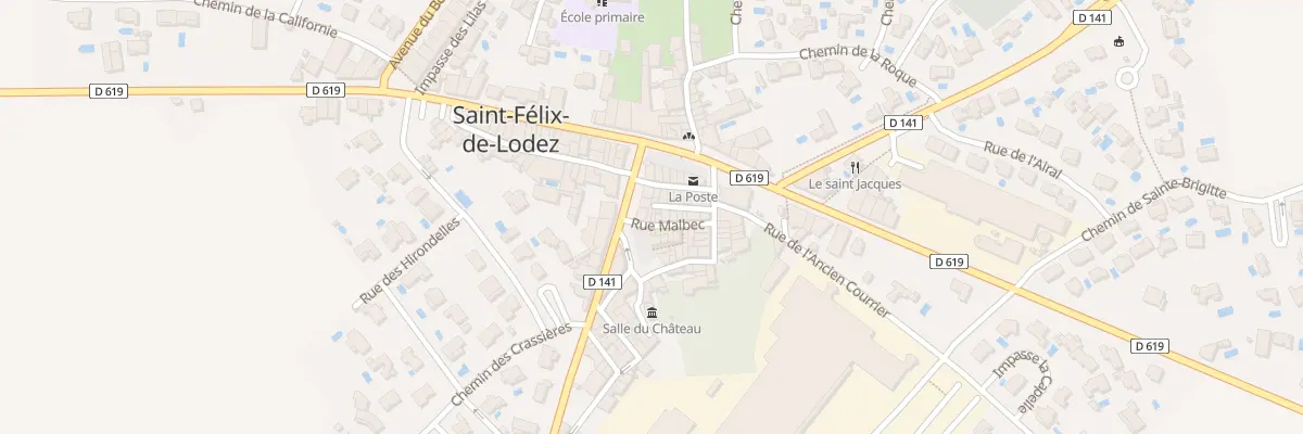 Plan du 3 Rue Malbec à Saint-Félix-de-Lodez