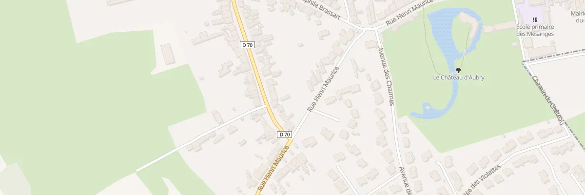Plan du 8 Rue Pierre Brossolette à Aubry-du-Hainaut