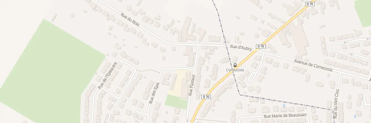Plan du 13 Rue Pasteur à Aubry-du-Hainaut