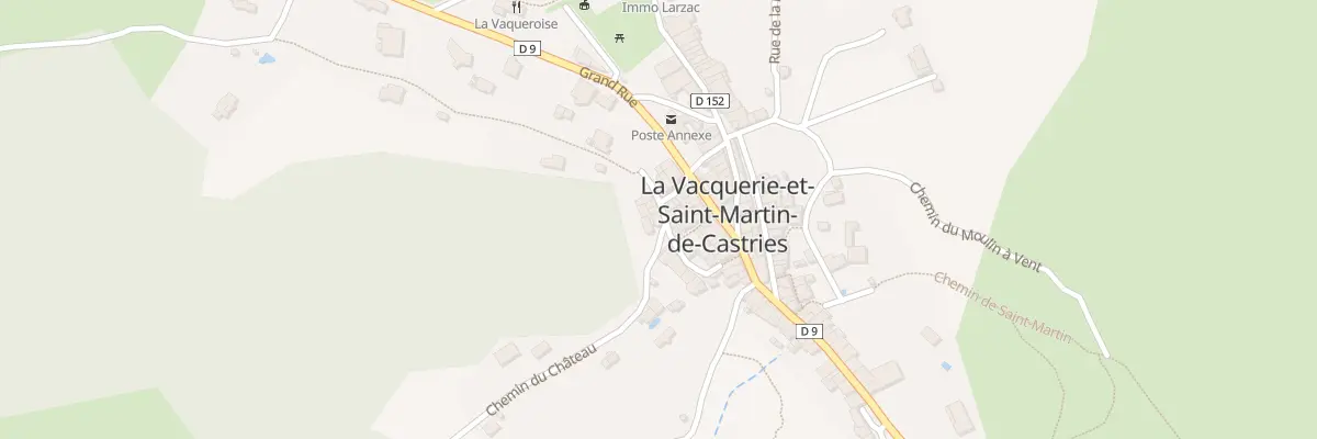 Plan du 12 Rue du Four à La Vacquerie-et-Saint-Martin-de-Castries