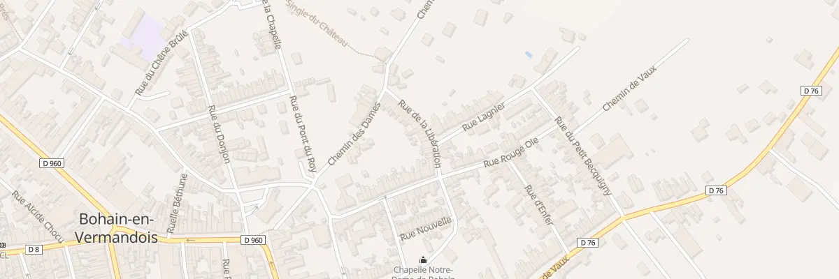 Plan du 9 Rue de la Libération à Bohain-en-Vermandois