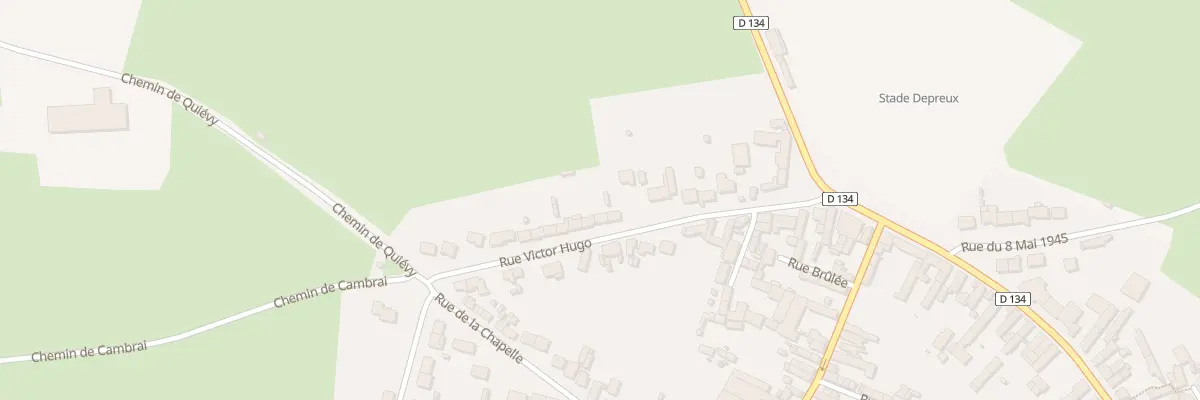 Plan du 18 Rue Victor Hugo à Viesly