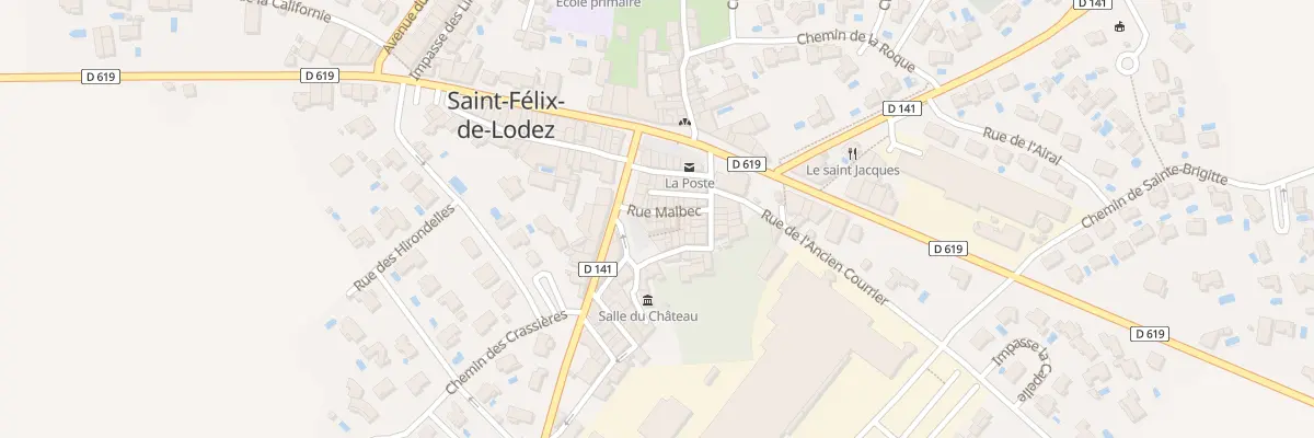 Plan du 6 Rue Malbec à Saint-Félix-de-Lodez