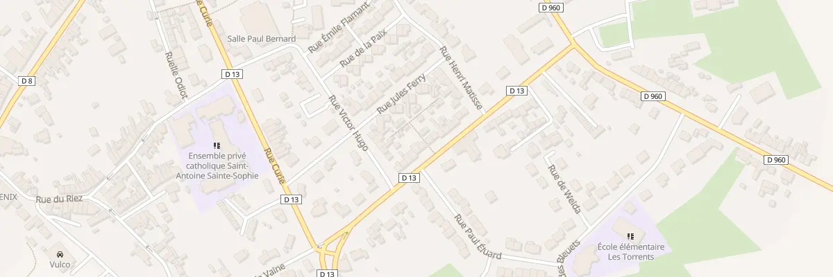 Plan du 18 Rue Jean Moulin à Bohain-en-Vermandois
