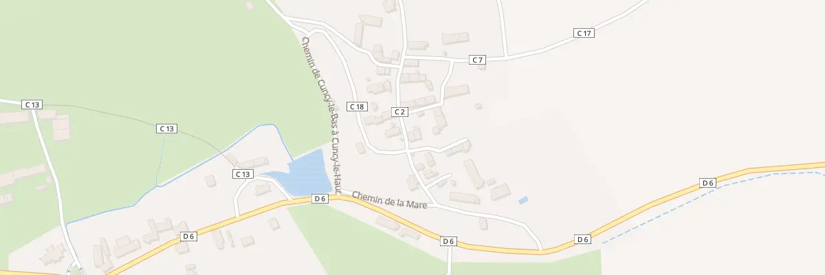 Plan du 1 Imp des Ânes à Cuncy-lès-Varzy