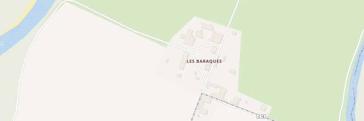 Plan du 2 Les Baraques à Limons