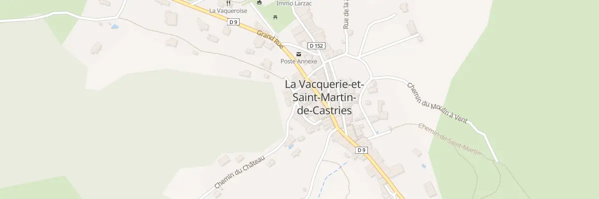 Plan du 9 Rue du Four à La Vacquerie-et-Saint-Martin-de-Castries