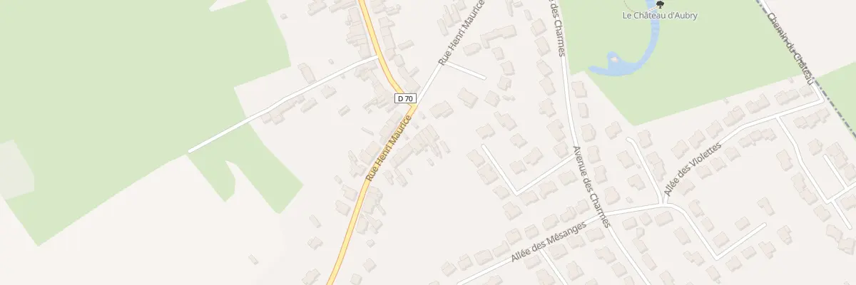 Plan du 75 Rue Henri Maurice à Aubry-du-Hainaut