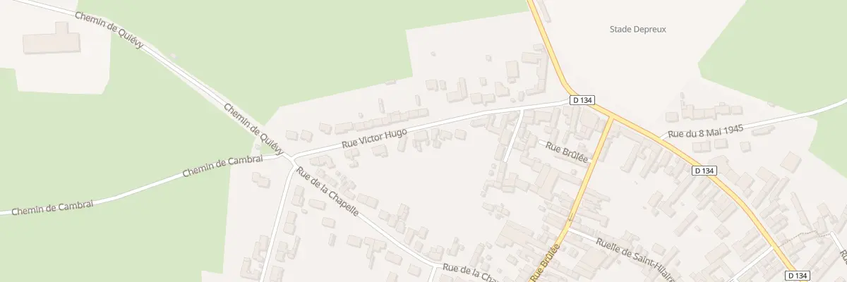 Plan du 27 Rue Victor Hugo à Viesly