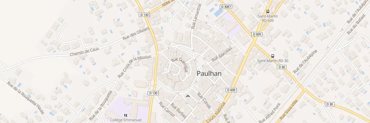 Plan du 6 Rue de Bernis à Paulhan