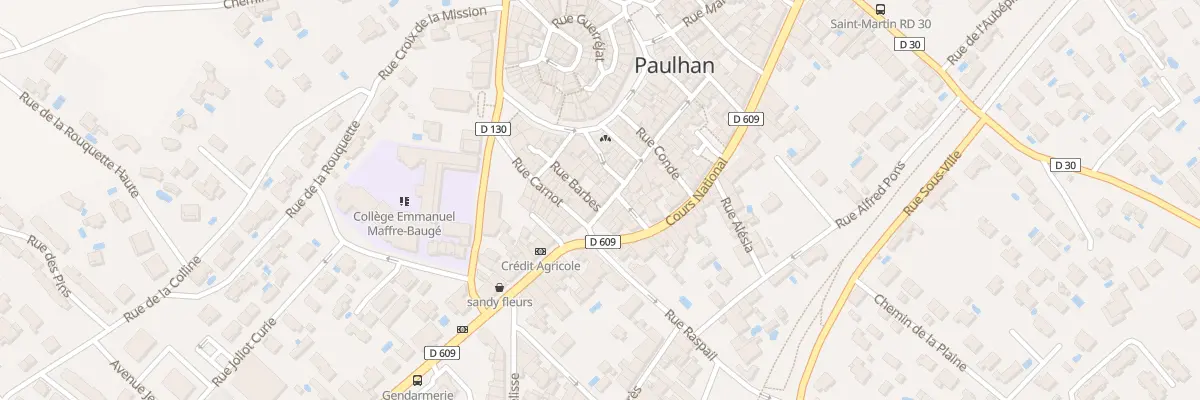 Plan du 36 Rue de Metz à Paulhan
