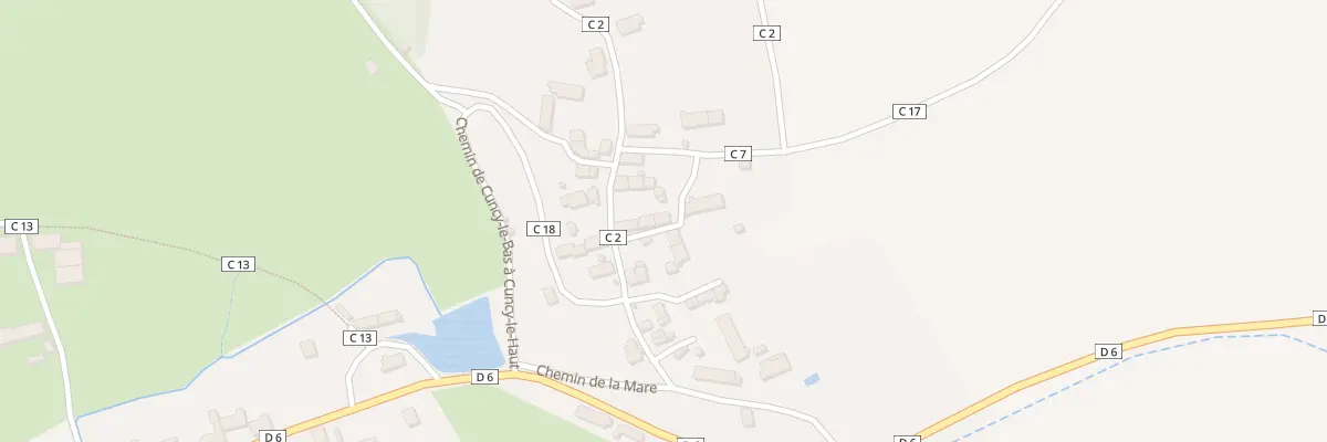 Plan du 6 Rte de la Pouge à Cuncy-lès-Varzy