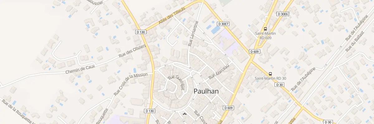 Plan du 12 Bd du Jeu de Ballon à Paulhan